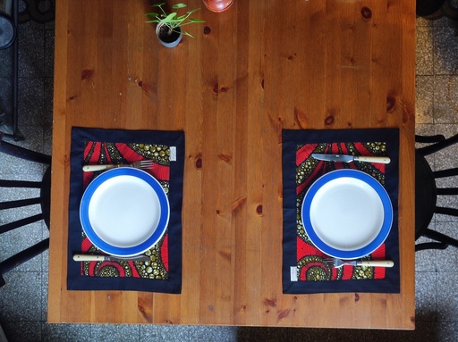 [Tov002] Cotton placemats T002